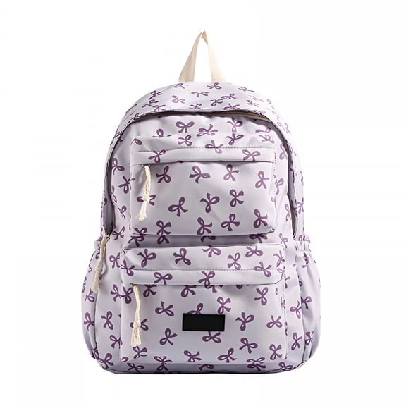 GASTROPOD Bow Backpack Cute Laptop Backpack Aesthetic Travel Daypack for Women Rucksack