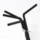 thumbnail image 2 of 100 pajitas de plástico negras desechables Rietjes de 21 cm de largo, flexibles, para cócteles, accesorios para bebidas de cocina, 2 of 6