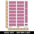 thumbnail image 2 of Confidential Double Line Border Document Sticker Set - Light Pink - Gloss Finish - 2.00" Large, 2 of 7