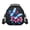 Blue Butterfly Floral Print, variant on Pzuqiu Space Planet Rocket Design Removable Adjustable Strap Children’s Lunch Bag, Polyester Fabric Thermal Insulation Kids Lunch Bag for Outdoor School