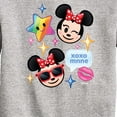 thumbnail image 3 of Disney Emoji - Minnie Assorted Emojis - Toddler And Youth Crewneck Fleece Sweatshirt, 3 of 5