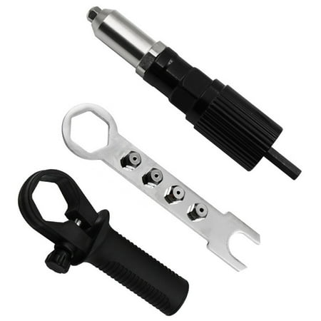 

Denbek Big Sale! Drill Bits & Accessories Rivets Matching with Kit 4Pcs Different Adapter Nozzle Tools & Home Improvement Clearance Sale Black