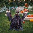 thumbnail image 4 of AMERTEER Glowing Effects Halloween Decor Animated for Party for Front Door  Coffee S, 4 of 7