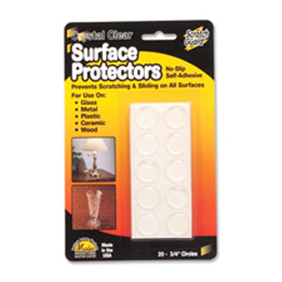 Master Caster Protecteurs de Surface MAS&44; Auto-Adhésif&44; Pas de Glissement&44;.75 Po.&44; Effacer