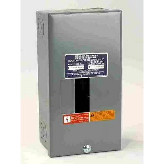 Homeline Main Lug Load Center 70 Amp 2 Space Boxed