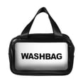 thumbnail image 1 of 1 Pc Bolsa de Maquillaje Grande Conveniente para Vacaciones, Camping y Viajes de Negocios Color Negro-M, 1 of 4