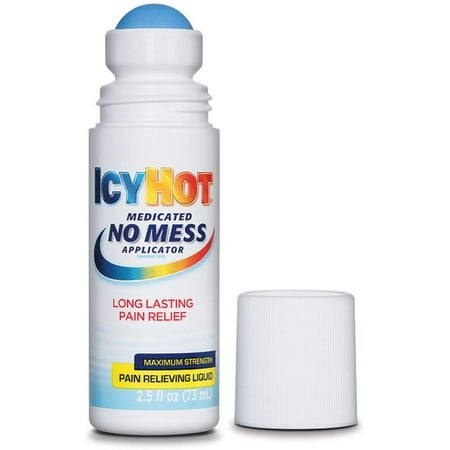 ICY HOT Medicated No Mess Applicator Pain Relieving Liquid 2.50 oz
