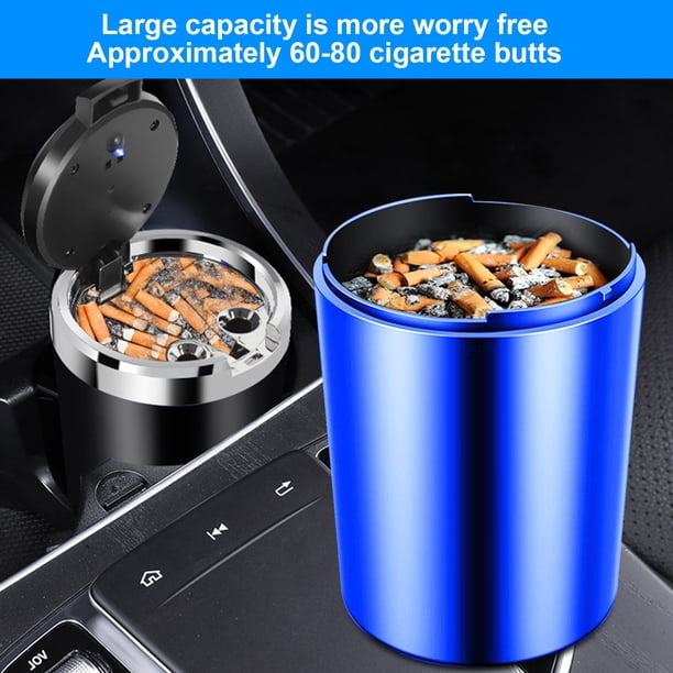 Car Ashtray,Weudozue Portable Detachable Stainless Auto Vehicle Cigarette Ashtray