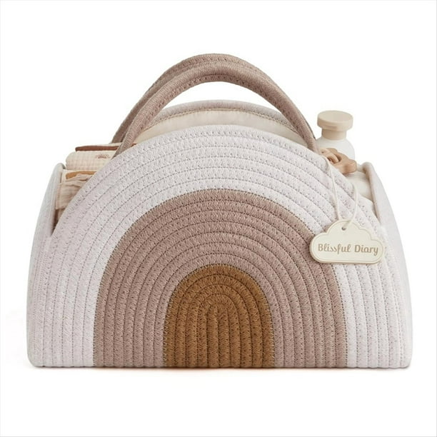 Caja Grande para Baby Shower con Artículos Necesarios para Recién Nacidos, Bolsa Momia Portátil para Productos para Bebés y Bolsa de Pañales de Gran Capacidad.