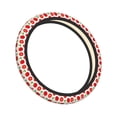 thumbnail image 7 of Kdxio Fresh Red Tomato Print Elastic Stretch Steering Wheel Cover,Auto Steering Wheel Cover,15 Inch Anti-Slip,Warm in Winter and Cool in Summer,Fit Suvs,Vans Cars,Trucks, 7 of 7