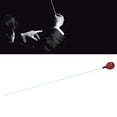 thumbnail image 1 of Bastón De Director De Música, De Caoba, Palo De Fibra De Vidrio, Agarre Cómodo, Adecuado Para Actuaciones De Música Coral, 1 of 7