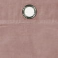 thumbnail image 5 of Eclipse Luxury Cotton Velvet, 100% Blackout, Grommet, Single Curtain Panel, 50"x108", Dusty Rose, 5 of 7