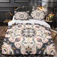 Home Bedclothes Classic Pattern Printed Duvet Cover Set Adult Superior