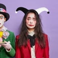 thumbnail image 2 of Clown Headband, Halloween Headband Funny Jester Headband Bopper Headband Hairband Carnival Costume, 2 of 7