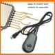 thumbnail image 2 of Interruptor de Sofá Eléctrico, Sillón Reclinable Eléctrico, Control Remoto de 2 Botones, Interruptor Manual, Manija Elevadora B, 2 of 5