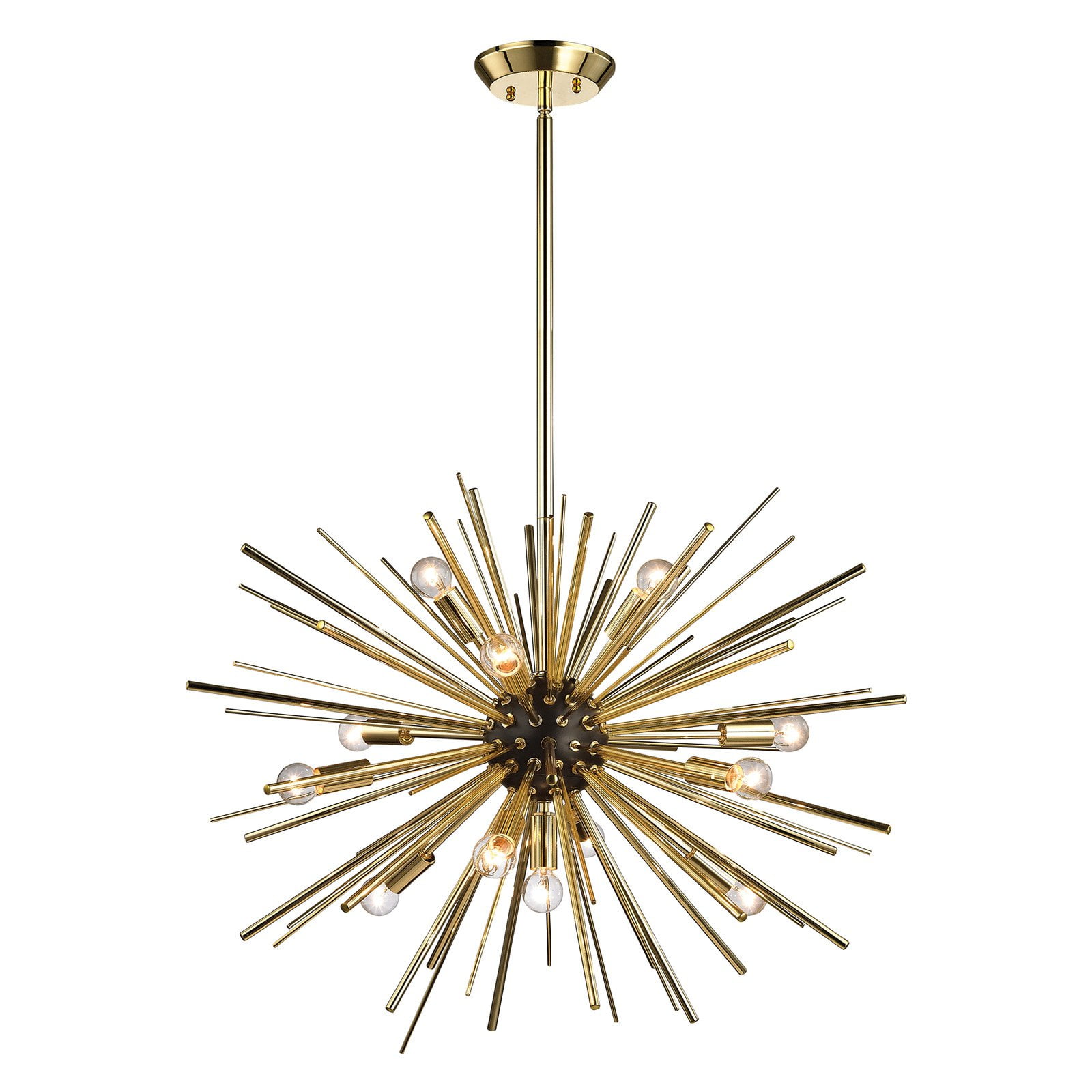 Dimond Lighting Starburst 12 Light Pendant Com
