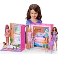 thumbnail image 2 of Barbie Doll House Playset, Getaway House with 11 Accessories Including 2 Chairs, 4 Play Areas & 360-degree Play, 2 of 5
