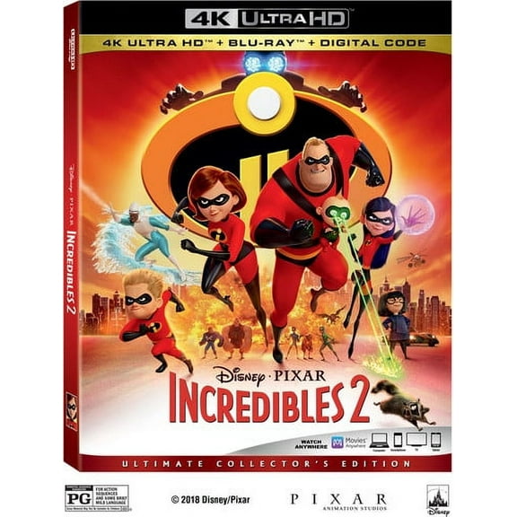 Incredibles 2 (4K Ultra HD   Blu-ray   Digital Code)