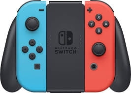 Restored Nintendo Switch Console with Neon Blue and Neon Red Joy-Con (Refurbished)