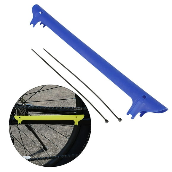 Protector de cuadro de bicicleta DYNWAVEMX para cadena de bicicleta cubierta de almohadilla de silicona cinta protectora azul