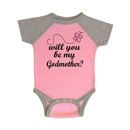 

Inktastic Godmother Proposal Baby Girl Gift Baby Girl Bodysuit