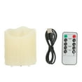 thumbnail image 1 of 1 Set of USB Charging Dimming Atmosphere Decoration LED Candle Light (Beige), 1 of 6