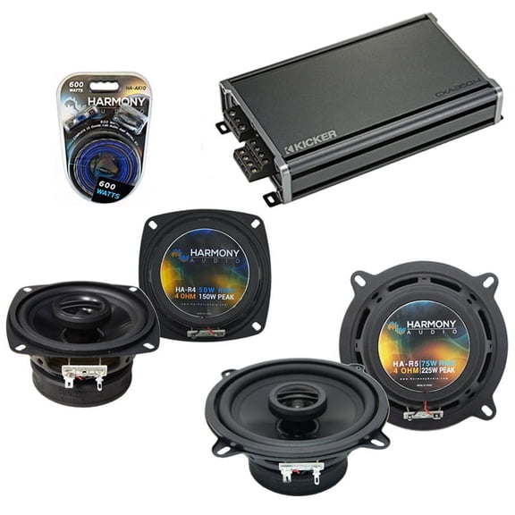 Fits Toyota Tercel 1991-1994 Factory Speaker Upgrade Harmony R4 R65 & CXA360.4