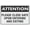 Warning Sign 4, variant on Danger Explosives Keep Out Sign 8"x12" - Aluminum Tin Warning for Home Outdoor Garden, High-Visibility Hazard Decor for Restricted Area
