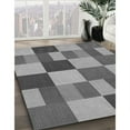 thumbnail image 3 of Ahgly Company Machine Washable Indoor Square Transitional Grey Gray Area Rugs, 4' Square, 3 of 7
