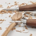 thumbnail image 3 of Juego de herramientas para tallar madera, juego de 5 piezas de cincel para tallar nogal, kit para tallar madera, afilador de cuchillos para principiantes, Kit de carpintería, 3 of 5