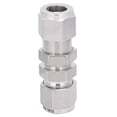 thumbnail image 2 of Double Ferrule Bulkhead Union,316 Stainless Steel Double Ferrule Compression Fitting Double Ferrule Compression Fitting Unrivaled Performance, 2 of 8