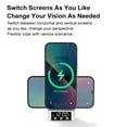 thumbnail image 2 of 4-In-1 Charging Stand with Clock 15W Fast Magnetic Wireless Charging Station Compatible with iPhone/Samsung Folding Phone Charging Holder, 2 of 8