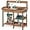 Brown, variant on YKITRD Potting Bench Outdoor Garden Work Bench Station Planting Solid Wood Construction for Horticulture w/Sink Drawer Rack Shelves Natural Wood