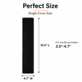 thumbnail image 7 of Set of 4 Refrigerator Door Handle Covers for Kitchen, Fridge Door Decor, Black, 7 of 7