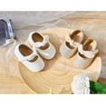thumbnail image 3 of Soft Sole Baby Shoes - Infant Baby Walking Shoes Moccasins Rubber Sole Crib Shoes, 3 of 7