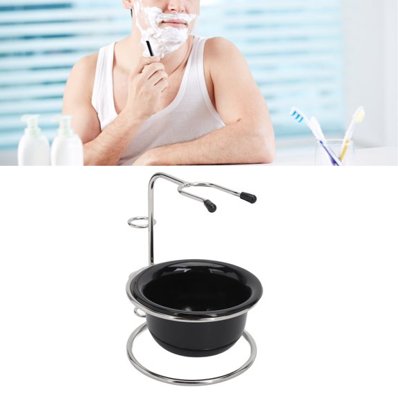 Soporte para brocha de afeitar cuenco de espuma de afeitado para hombres resistente y duradero para el hogar ANGGREK Otros
