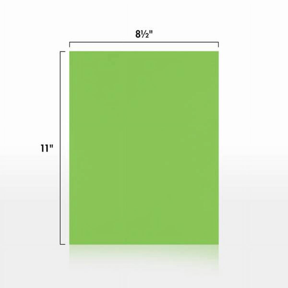 Luxpaper 8 1/2 X 11 Paper, Limelight, 50/Pack