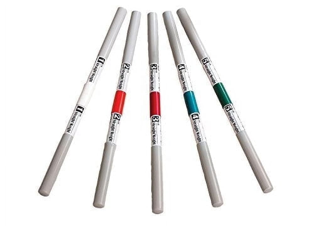 Sammons Preston Progressive Weight Bar Set, 5 Weight Bars, Multicolor, 5 Pack