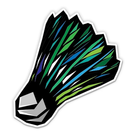 Badminton – 12 Vinyl Sticker Waterproof Decal