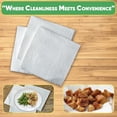 thumbnail image 4 of Pantryware Essentials Paper Lunch Napkins. 500 Count Lunch Napkins 1 Ply, White. 12 x 12, 4 of 5