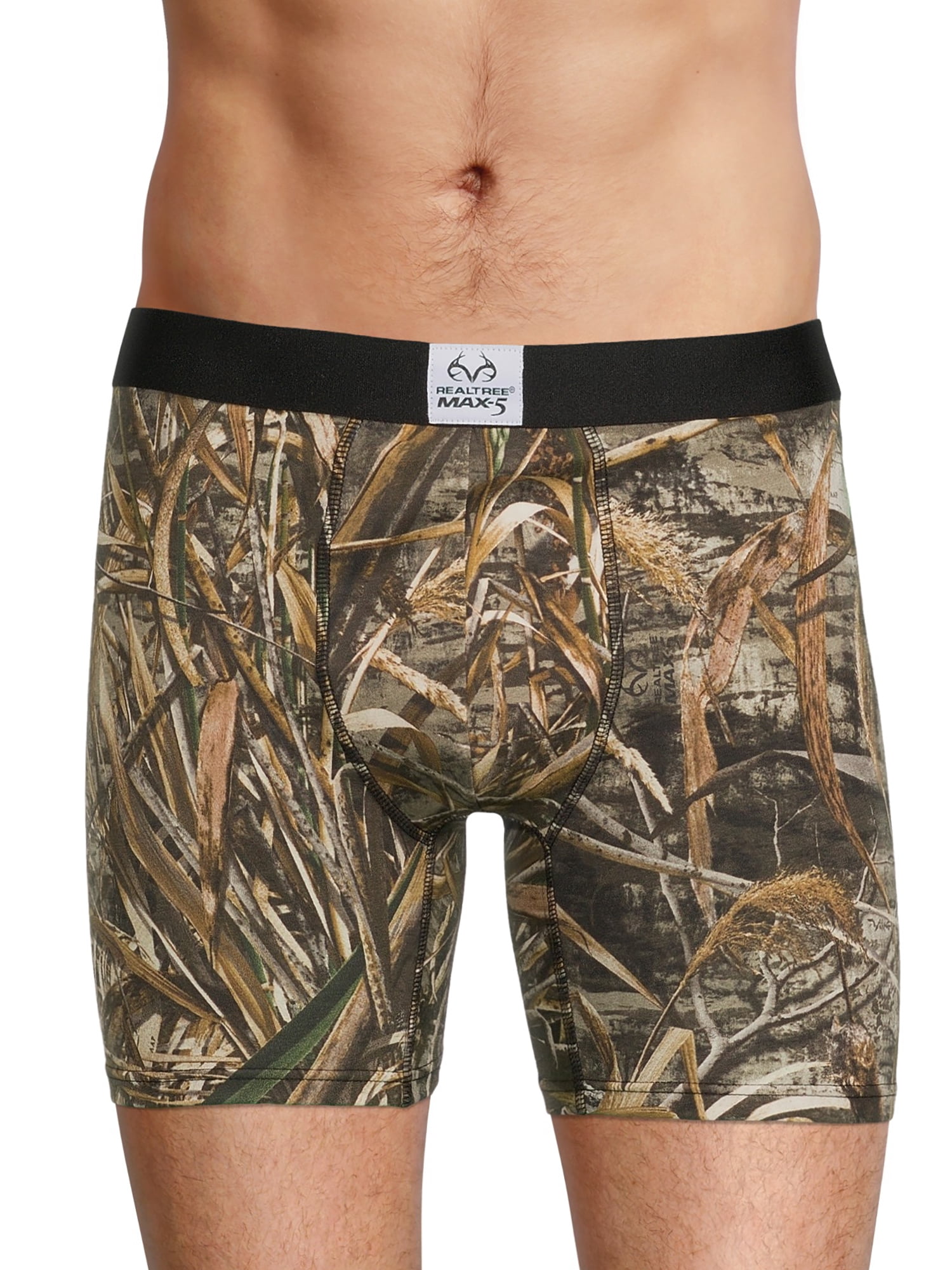 Realtree 3-Pack Adult Mens Cotton Stretch Boxer Briefs, Sizes S-XL