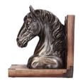 thumbnail image 1 of Escultura de cabeza de Caballo ANGGREK Sujetalibros duradero Para oficina, 1 of 8