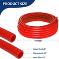 thumbnail image 2 of HeSun 1/2 Inch PEX-B Pipe, 100 Feet Pex B Tubing in Red, for Hot/Cold Water Plumbing, NSF Certified, 2 of 12