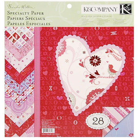 Sweet Talk Specialty Paper Pad 12X12, 28 Sheets