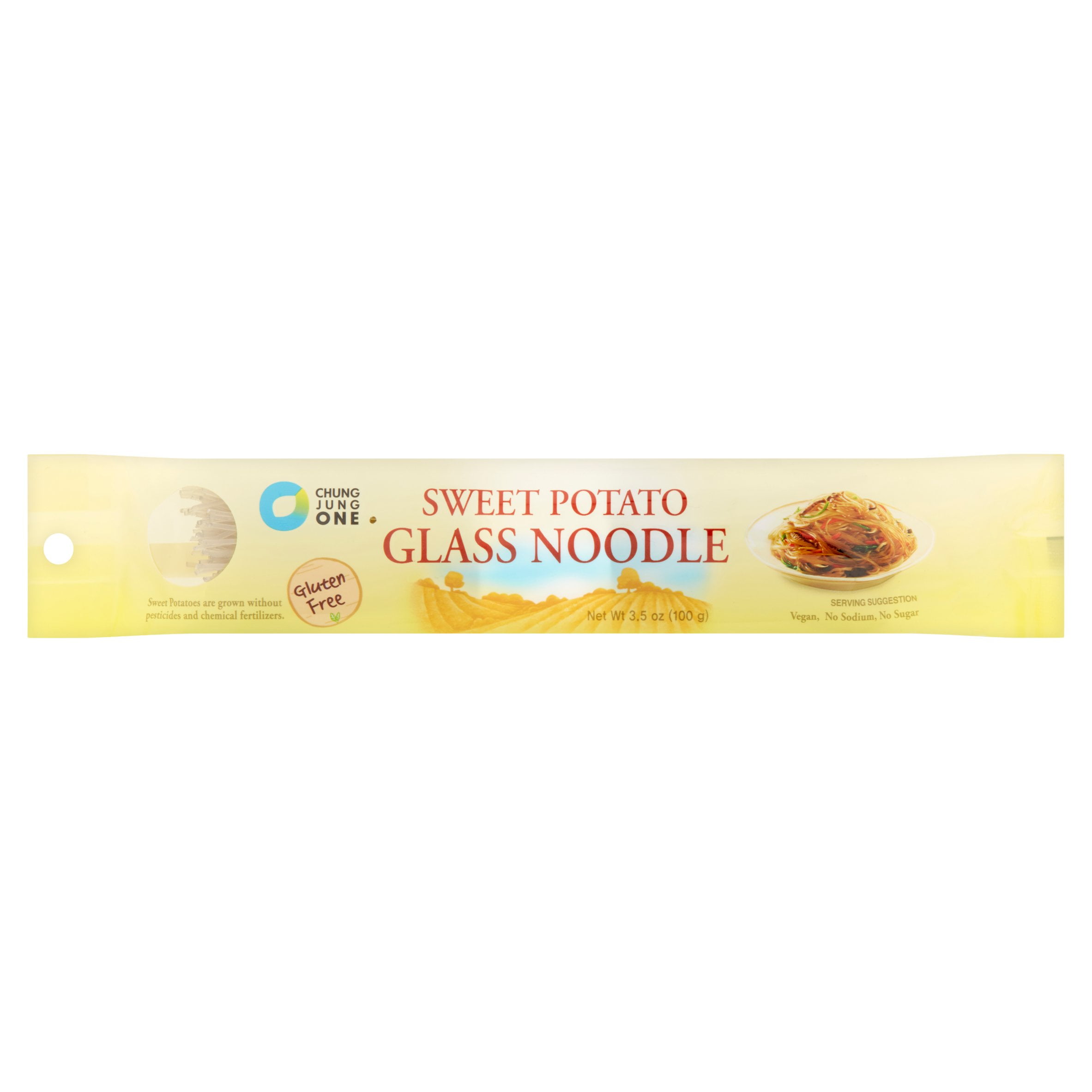 Chung Jung One Sweet Potato Glass Noodle, 3.5 oz, 12 pack