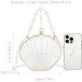 thumbnail image 6 of LinYooLi Women Mini Seashell Evening Clutch Top-Handle Bag Cross-body Bag, 6 of 8