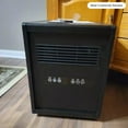 thumbnail image 4 of Modern Ember Portable Rolling Infrared Space Heater in Black Oak, 4 of 9