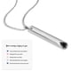 thumbnail image 4 of Colgante de meditación y pensamiento positivo, collar ajustable de acero inoxidable recubierto al vacío para aliviar la respiración, 4 of 6