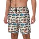 thumbnail image 1 of Balery Train Bañador para hombre, shorts de playa de secado rápido con entrepierna y forro de compresión-Large, 1 of 6