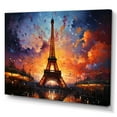 thumbnail image 2 of Designart "Amidst Parisian Streets, Carousels Dance " Architecture Wall Art Print, 2 of 5